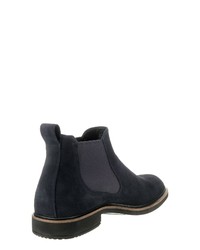 dunkelblaue Chelsea Boots aus Leder von Ecco