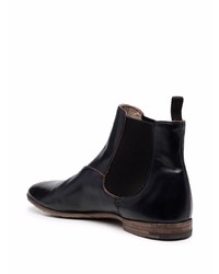 dunkelblaue Chelsea Boots aus Leder von Premiata