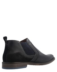 dunkelblaue Chelsea Boots aus Leder von FRETZ men