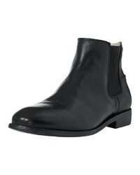 dunkelblaue Chelsea Boots aus Leder von Jack & Jones