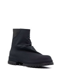 dunkelblaue Chelsea Boots aus Leder von 424