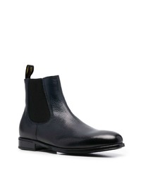 dunkelblaue Chelsea Boots aus Leder von Doucal's