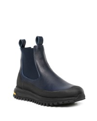 dunkelblaue Chelsea Boots aus Leder von Diemme