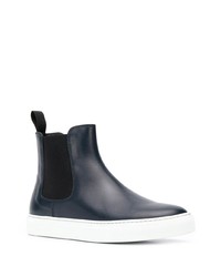 dunkelblaue Chelsea Boots aus Leder von Scarosso