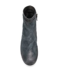 dunkelblaue Chelsea Boots aus Leder von Marsèll