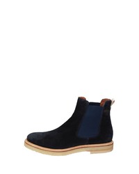 dunkelblaue Chelsea Boots aus Samt von Sioux