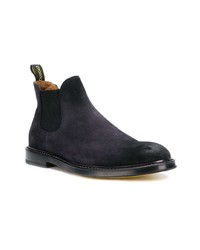 dunkelblaue Chelsea Boots aus Wildleder von Doucal's