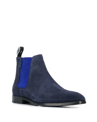 dunkelblaue Chelsea Boots aus Wildleder von PS Paul Smith