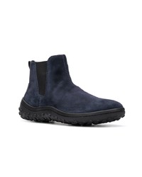 dunkelblaue Chelsea Boots aus Wildleder von Car Shoe