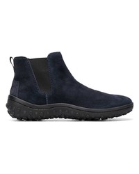 dunkelblaue Chelsea Boots aus Wildleder von Car Shoe