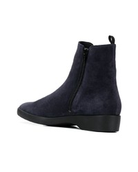 dunkelblaue Chelsea Boots aus Wildleder von Högl