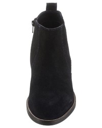 dunkelblaue Chelsea Boots aus Wildleder von PETROLIO