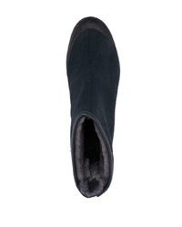 dunkelblaue Chelsea Boots aus Wildleder von Bally