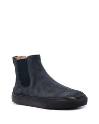 dunkelblaue Chelsea Boots aus Wildleder von Tod's