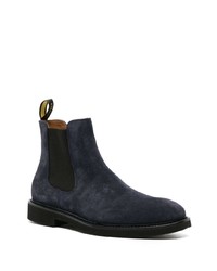 dunkelblaue Chelsea Boots aus Wildleder von Doucal's