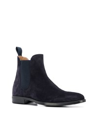 dunkelblaue Chelsea Boots aus Wildleder von Scarosso