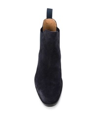 dunkelblaue Chelsea Boots aus Wildleder von Scarosso