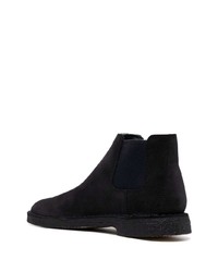 dunkelblaue Chelsea Boots aus Wildleder von Clarks