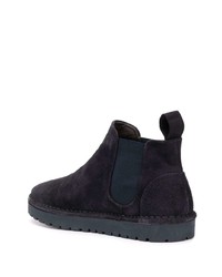 dunkelblaue Chelsea Boots aus Wildleder von Marsèll