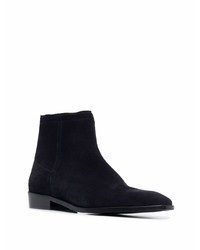 dunkelblaue Chelsea Boots aus Wildleder von Zadig & Voltaire