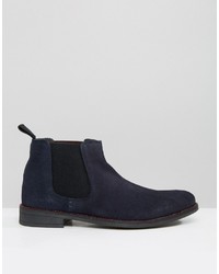 dunkelblaue Chelsea Boots von Lambretta