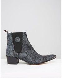 dunkelblaue Chelsea Boots von Jeffery West