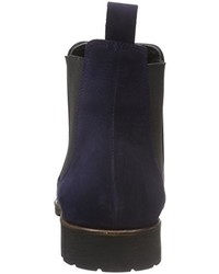 dunkelblaue Chelsea Boots von Tamboga