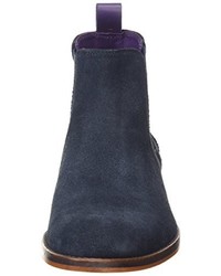 dunkelblaue Chelsea Boots von Ted Baker