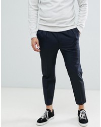 dunkelblaue Chinohose von ASOS DESIGN