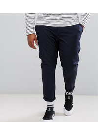 dunkelblaue Chinohose von ASOS DESIGN