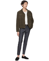 dunkelblaue Chinohose von Tom Ford