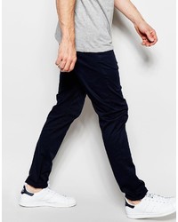 dunkelblaue Chinohose von Asos