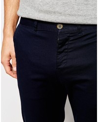 dunkelblaue Chinohose von Asos