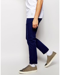 dunkelblaue Chinohose von Asos