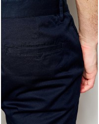 dunkelblaue Chinohose von Asos