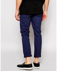 dunkelblaue Chinohose von Cheap Monday