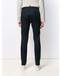 dunkelblaue Chinohose von DSQUARED2