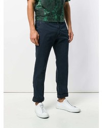 dunkelblaue Chinohose von Stone Island