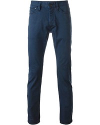 dunkelblaue Chinohose von Denham Jeans