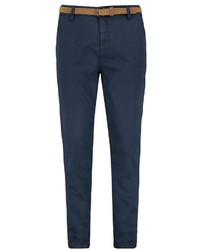 dunkelblaue Chinohose von Eight2Nine