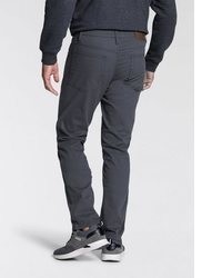 dunkelblaue Chinohose von mans world