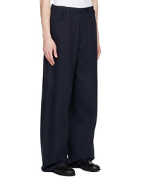 dunkelblaue Chinohose von Raf Simons