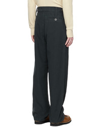 dunkelblaue Chinohose von Nigel Cabourn