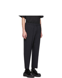 dunkelblaue Chinohose von Jil Sander