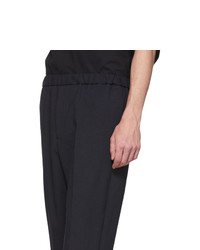 dunkelblaue Chinohose von Jil Sander