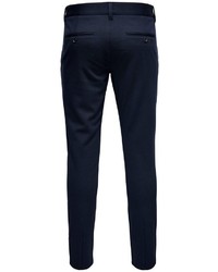 dunkelblaue Chinohose von ONLY & SONS