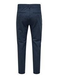 dunkelblaue Chinohose von ONLY & SONS