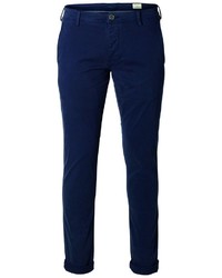 dunkelblaue Chinohose von Selected Homme