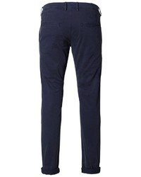 dunkelblaue Chinohose von Selected Homme