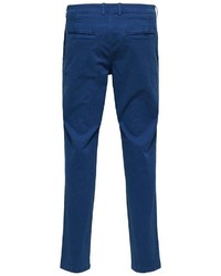 dunkelblaue Chinohose von Selected Homme